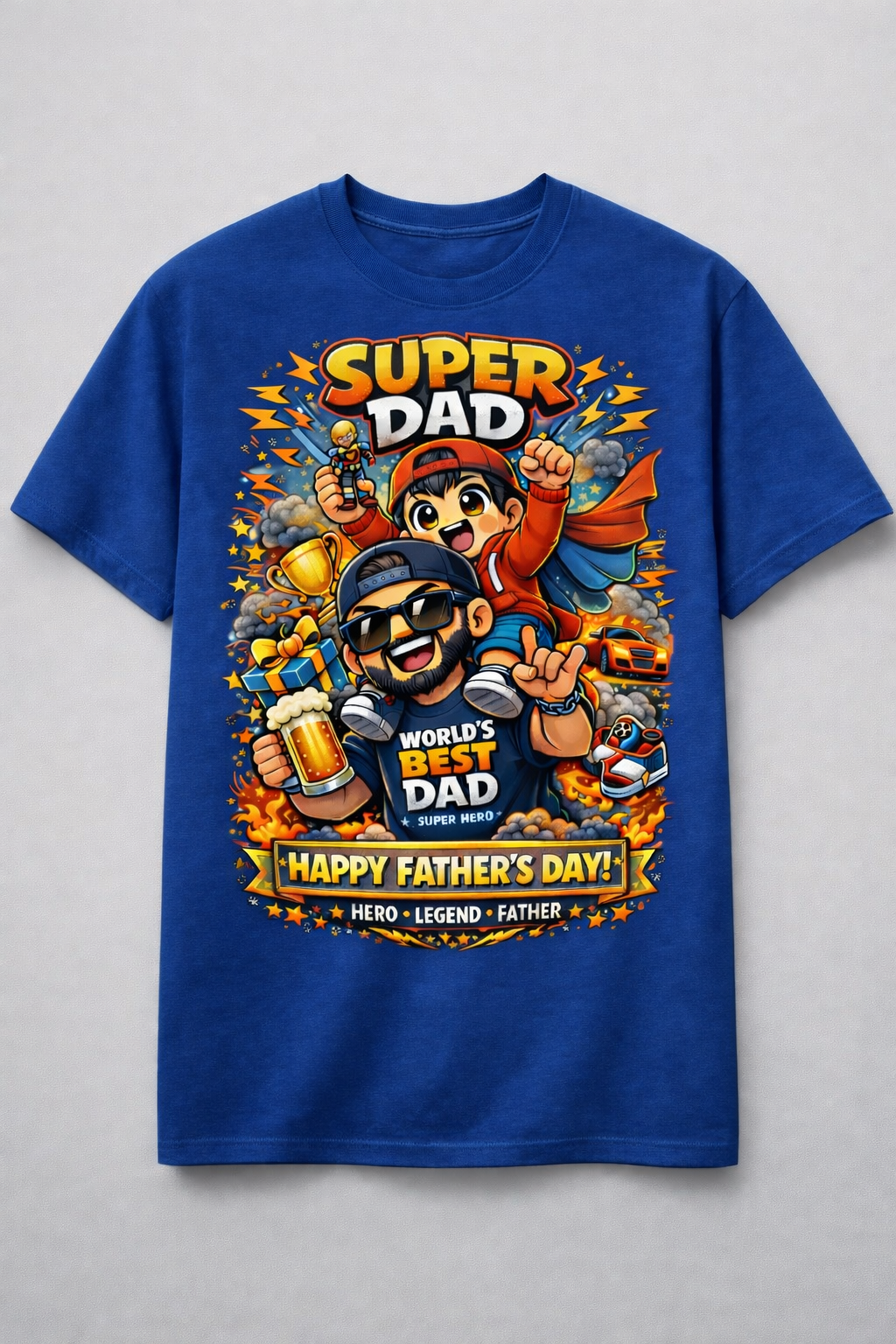 Super Dad Family Moment Tee