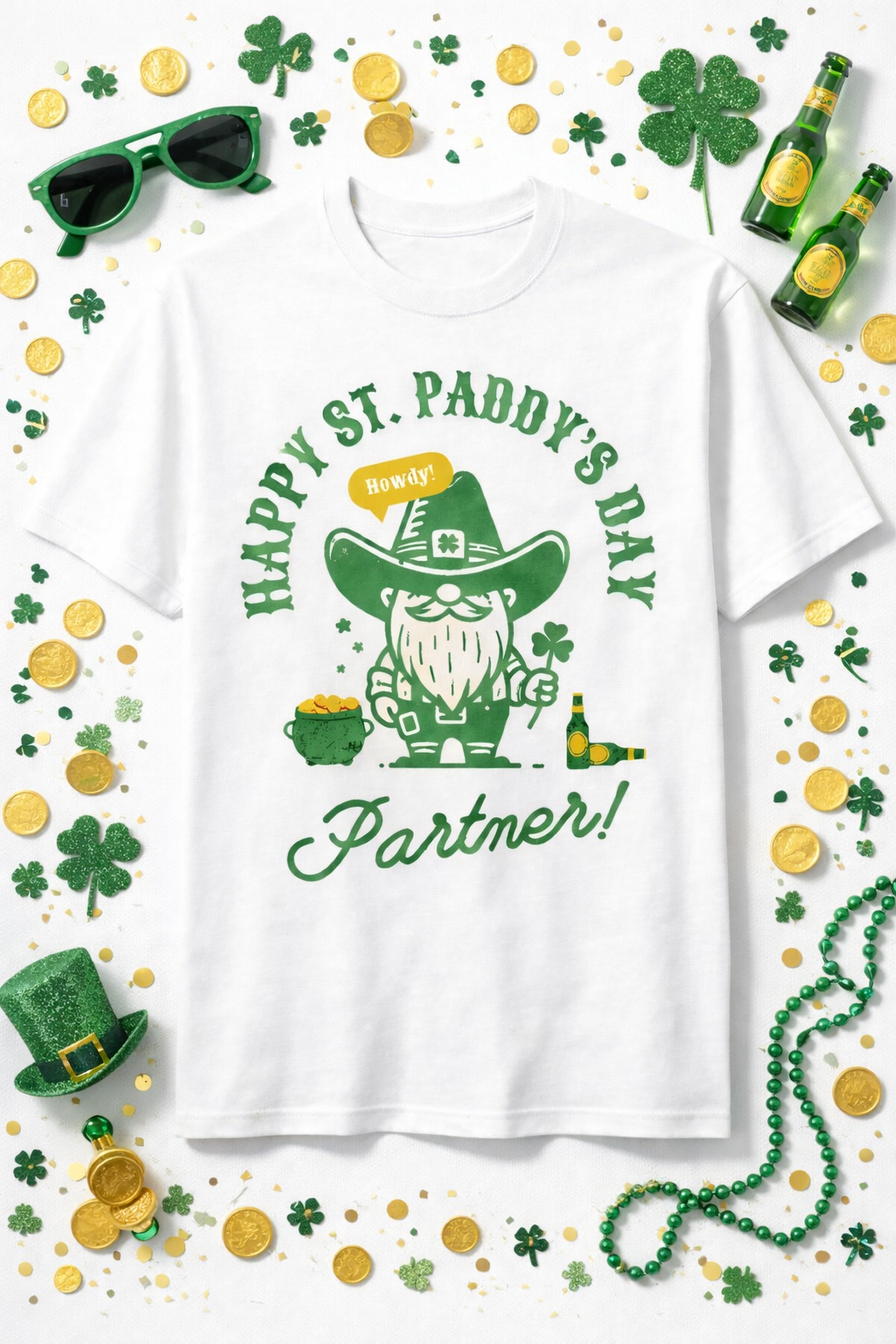 Howdy St. Paddy’s Day Partner Tee
