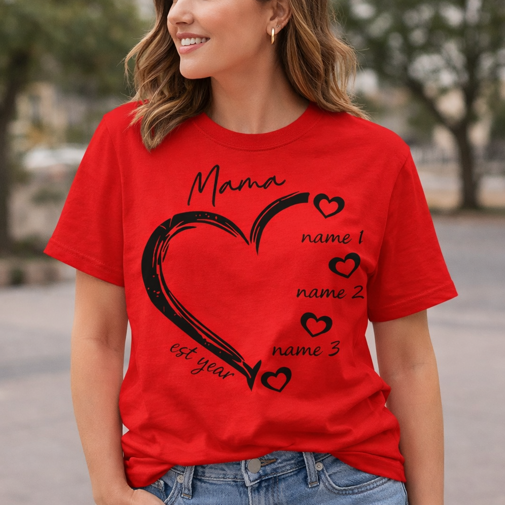 Heart of Mama Custom Tee