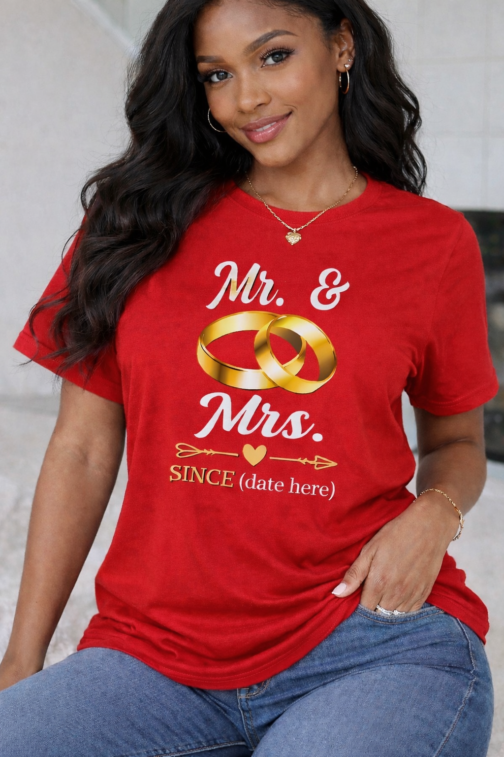 Mr. & Mrs. Custom Tee