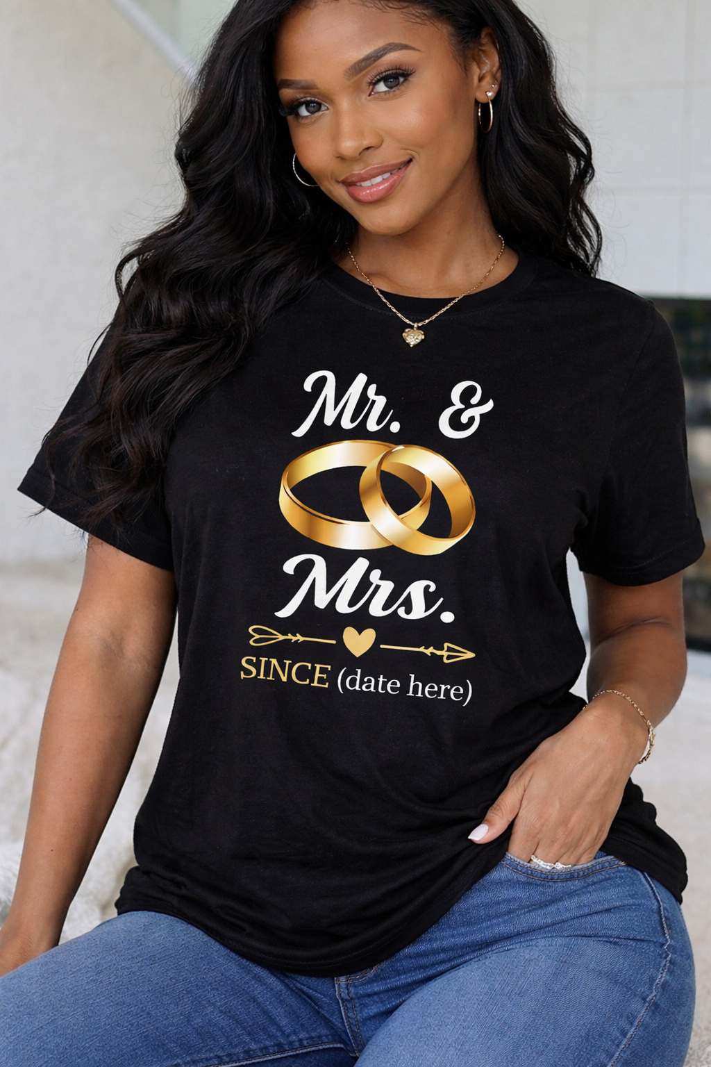 Mr. & Mrs. Custom Tee