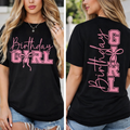Birthday Girl Bow Tee