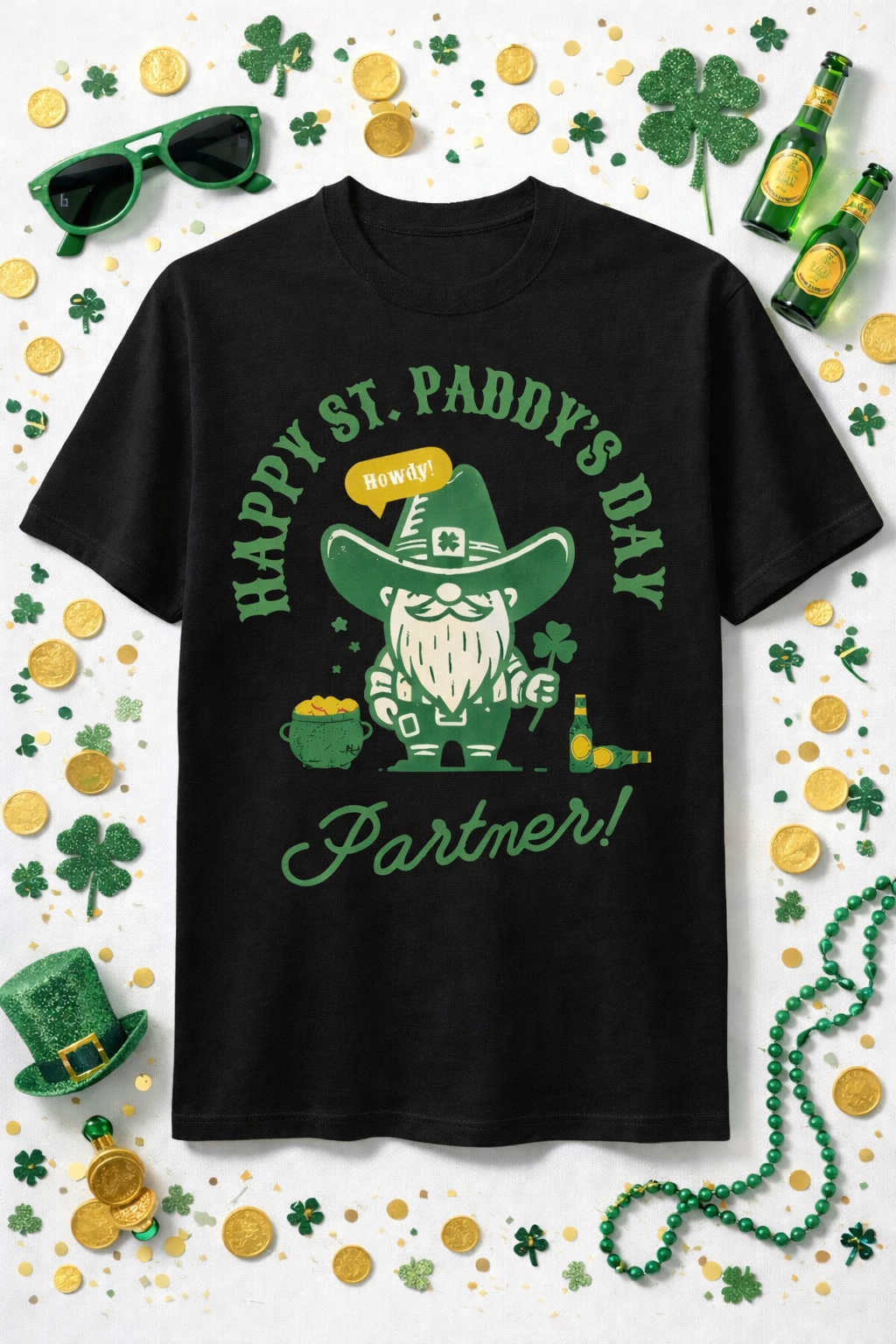 Howdy St. Paddy’s Day Partner Tee