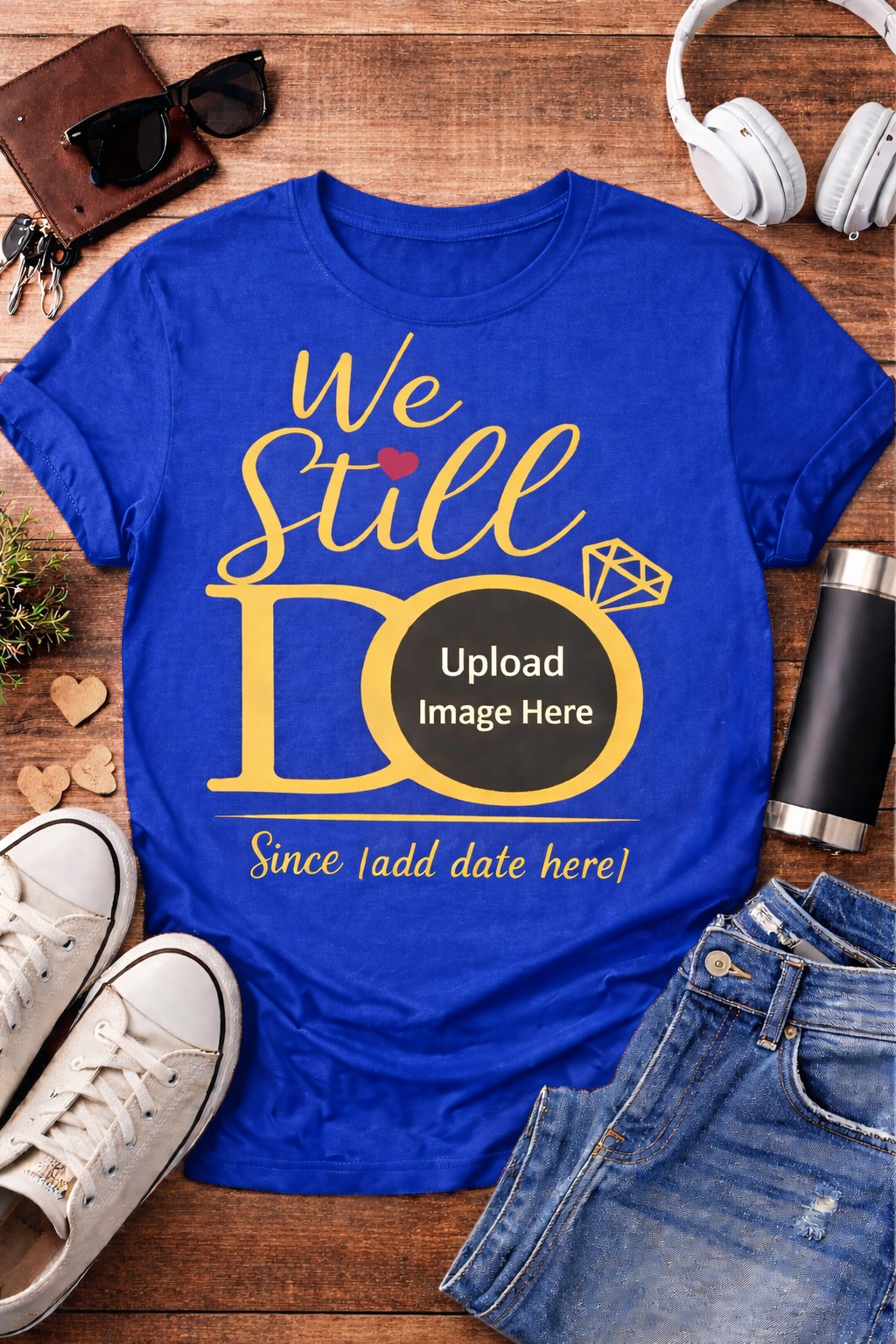 Personalized Photo Anniversary Tee