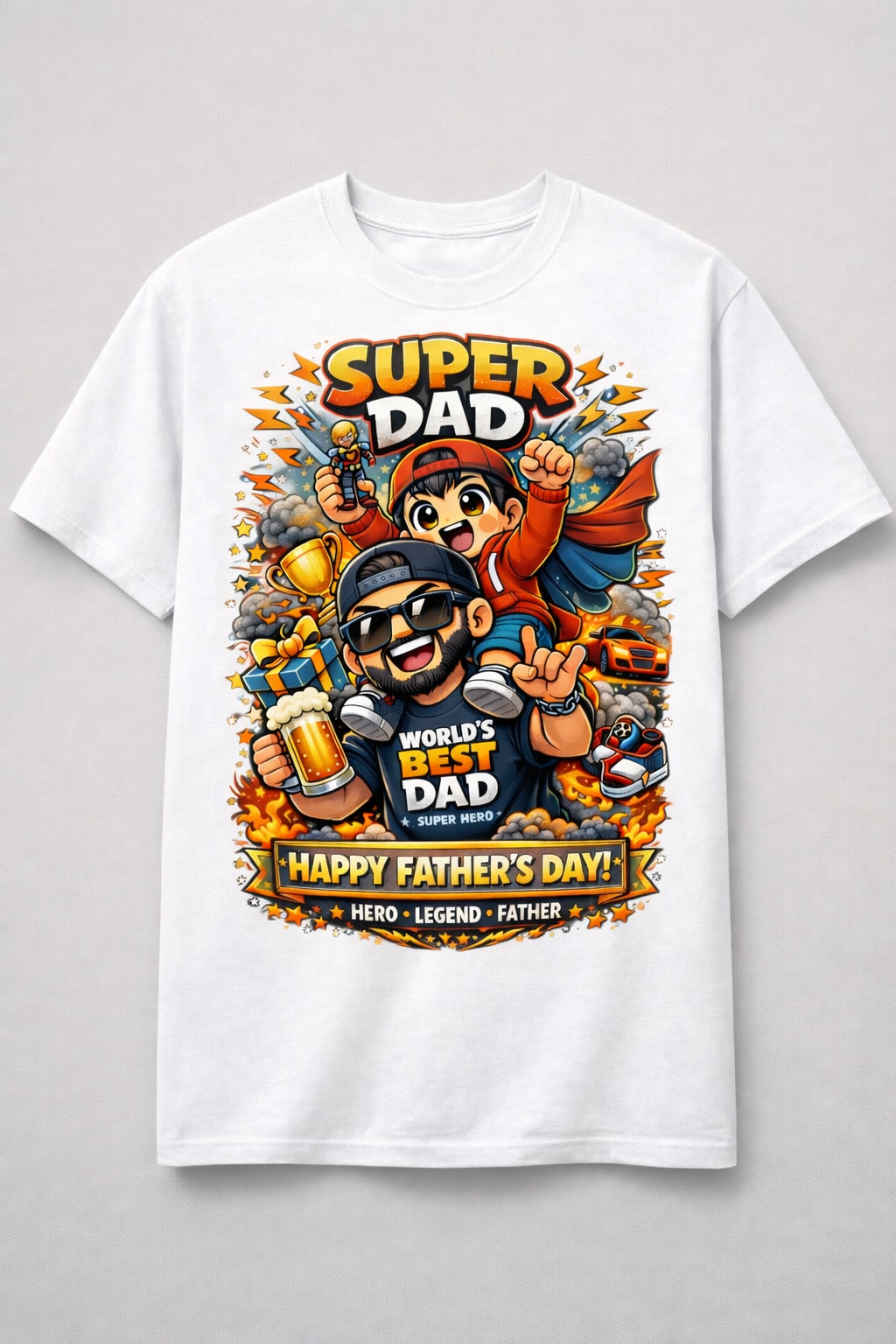 Super Dad Family Moment Tee