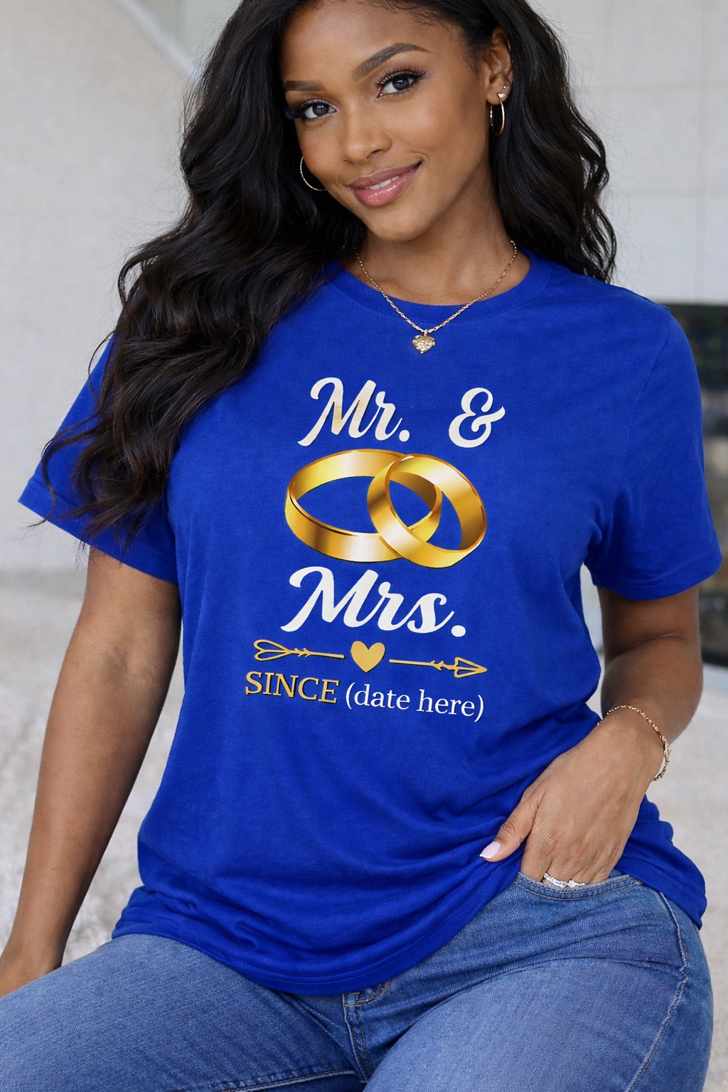 Mr. & Mrs. Custom Tee