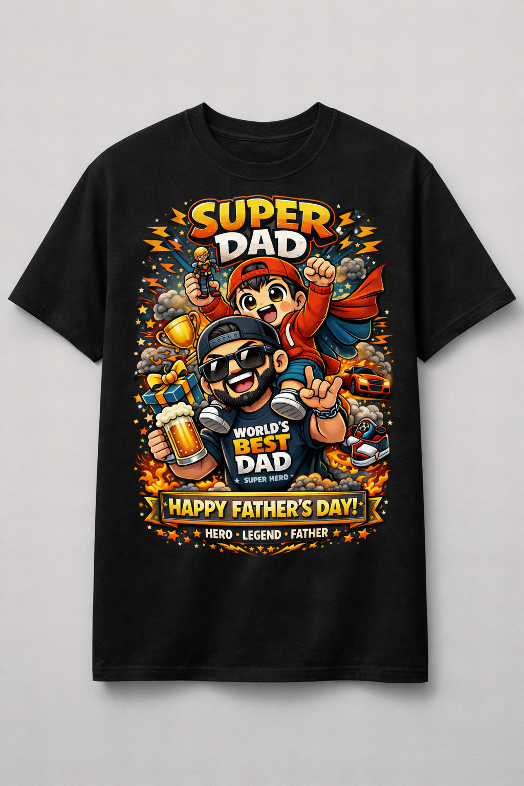 Super Dad Family Moment Tee