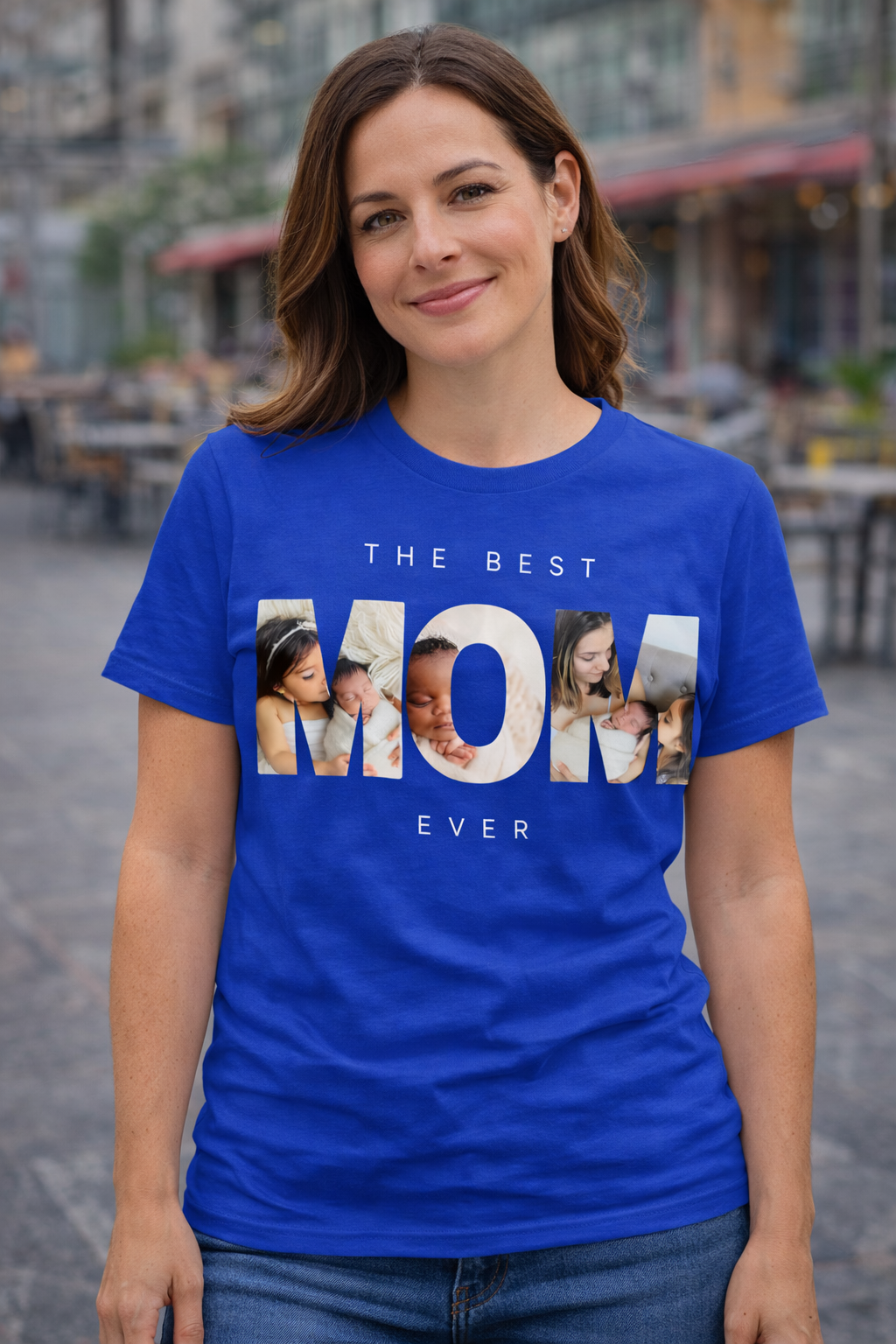The Best Mom Ever” Custom Photo Tee