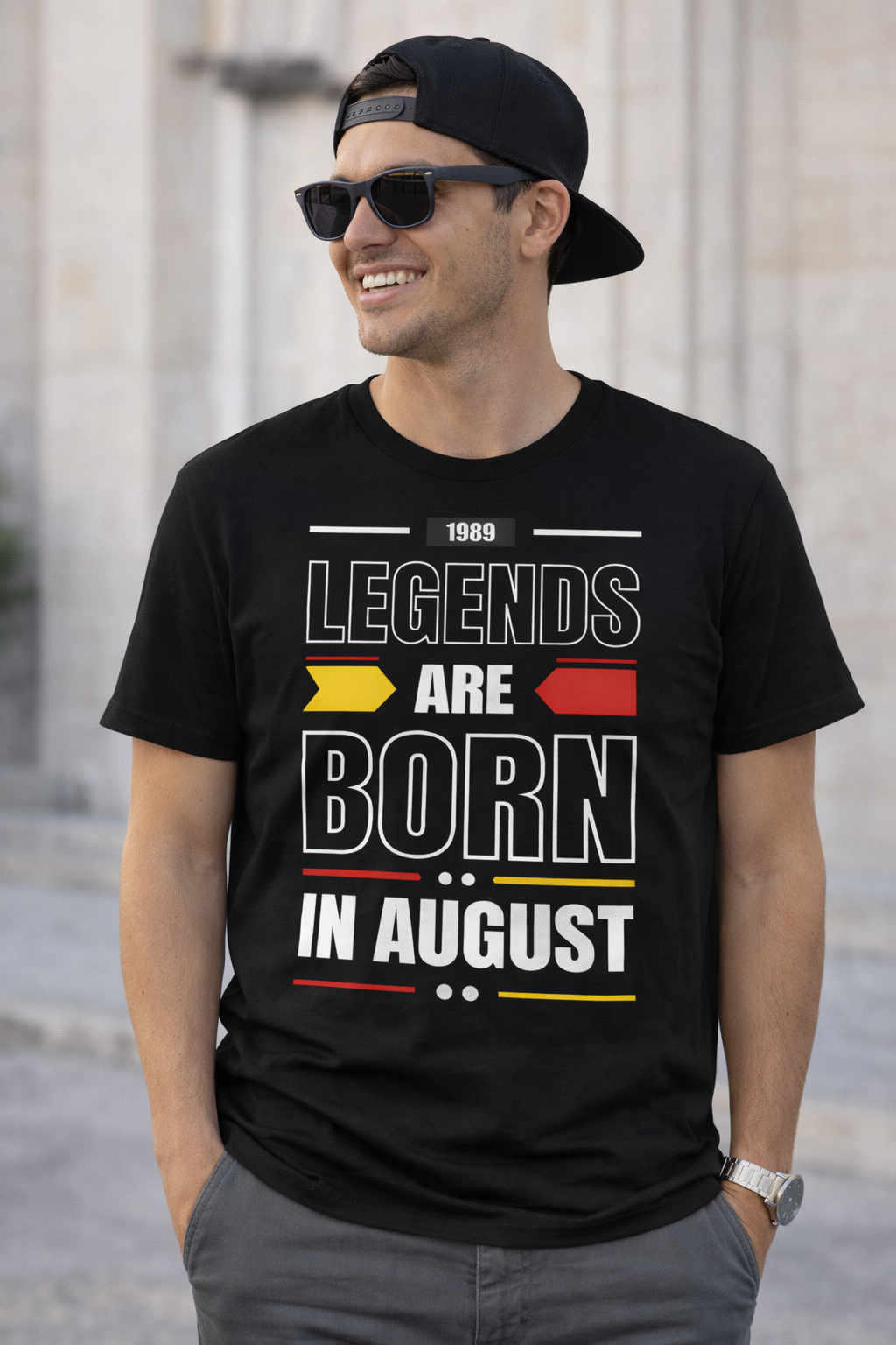 Legends Born in August Graphic Tee