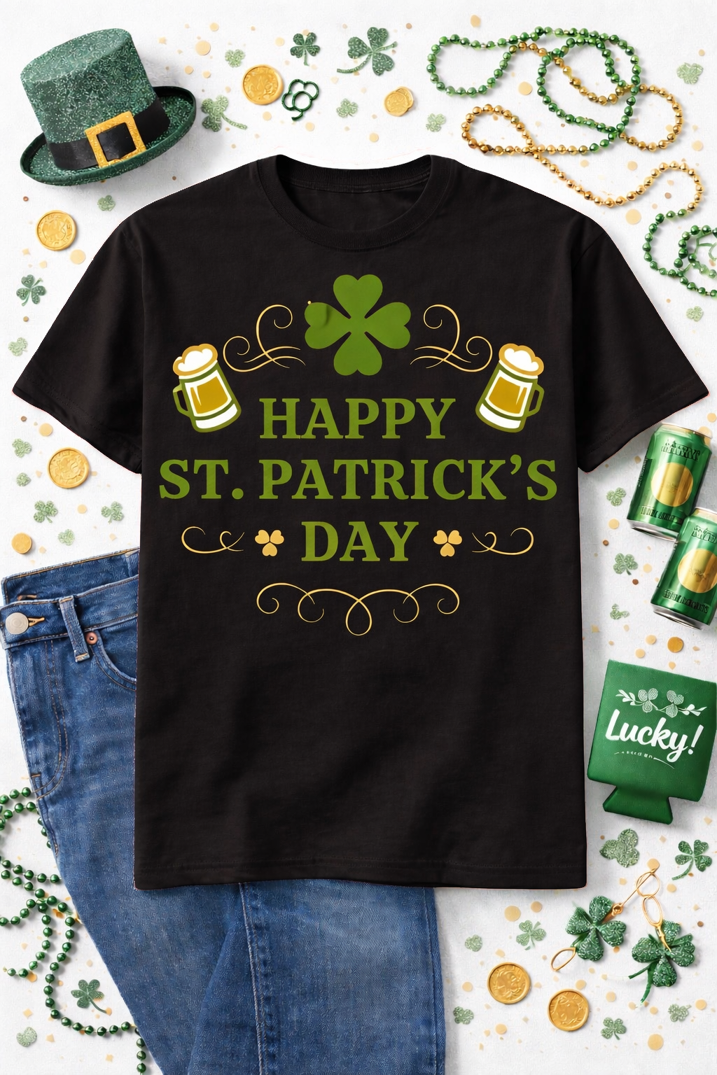 Happy St. Patrick’s Day Shamrock Tee