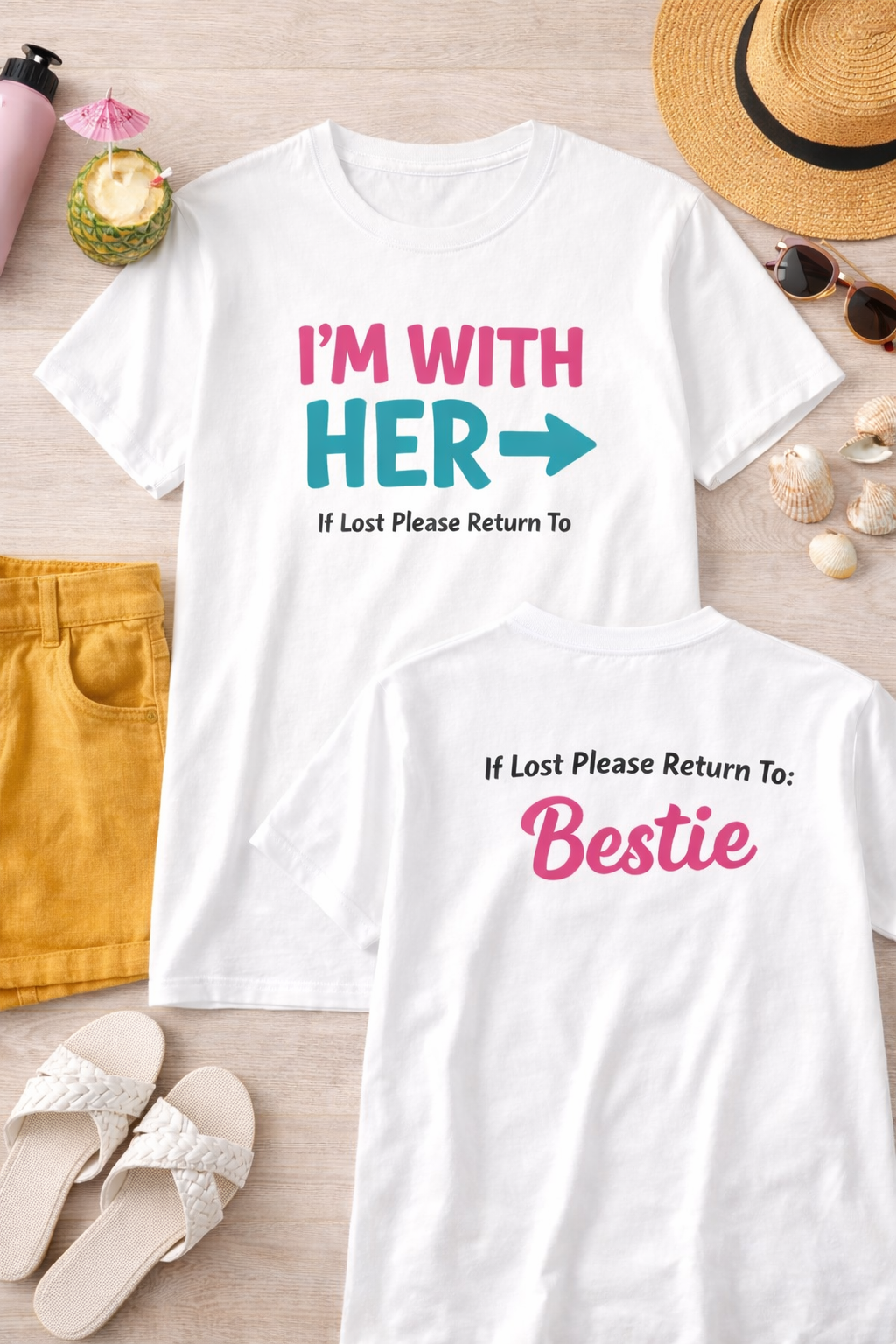 Lost Without My Bestie Tee