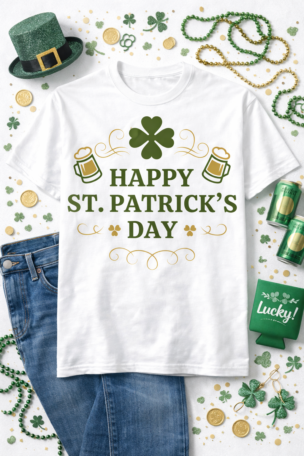 Happy St. Patrick’s Day Shamrock Tee