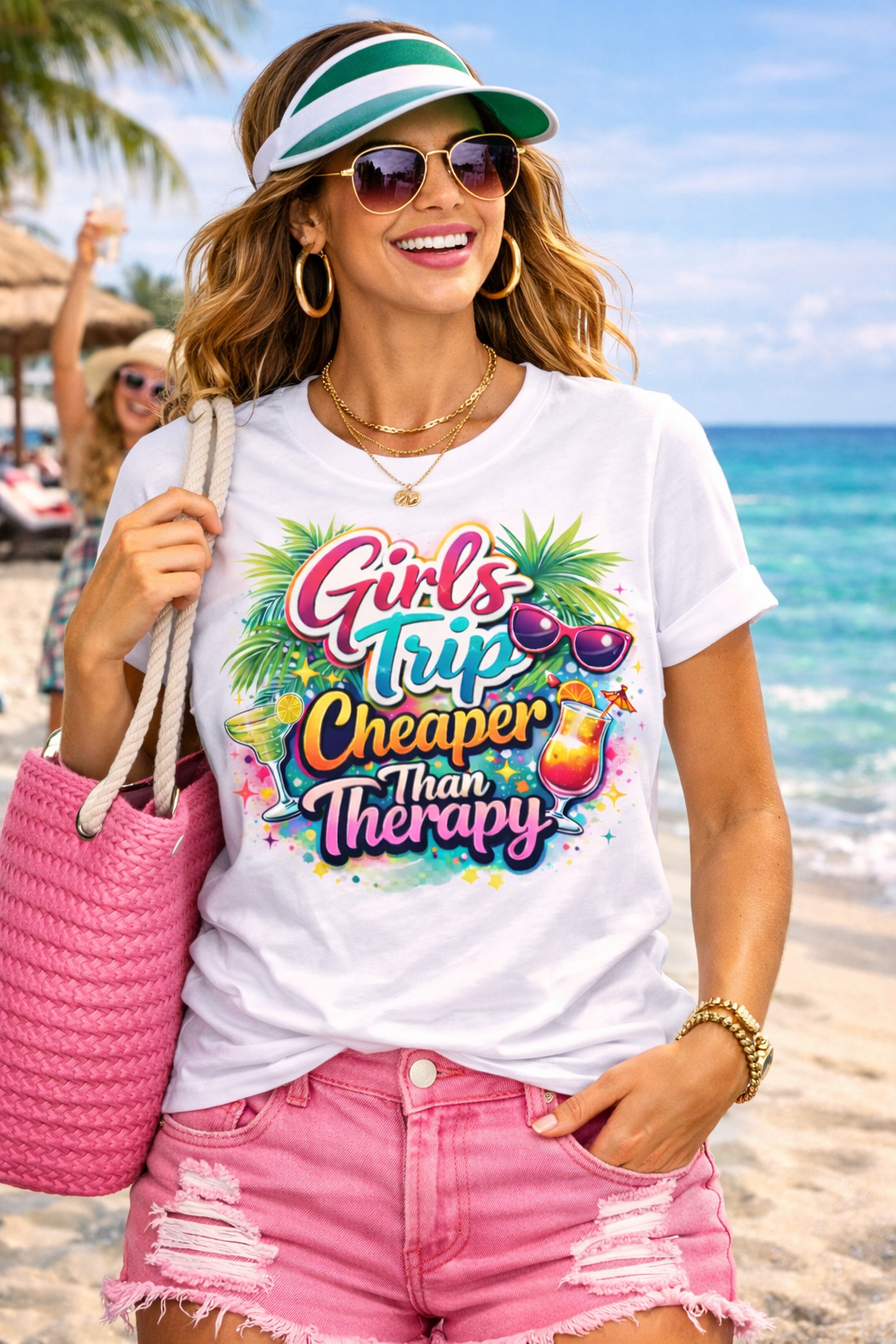 Poolside Therapy Girls Trip Tee