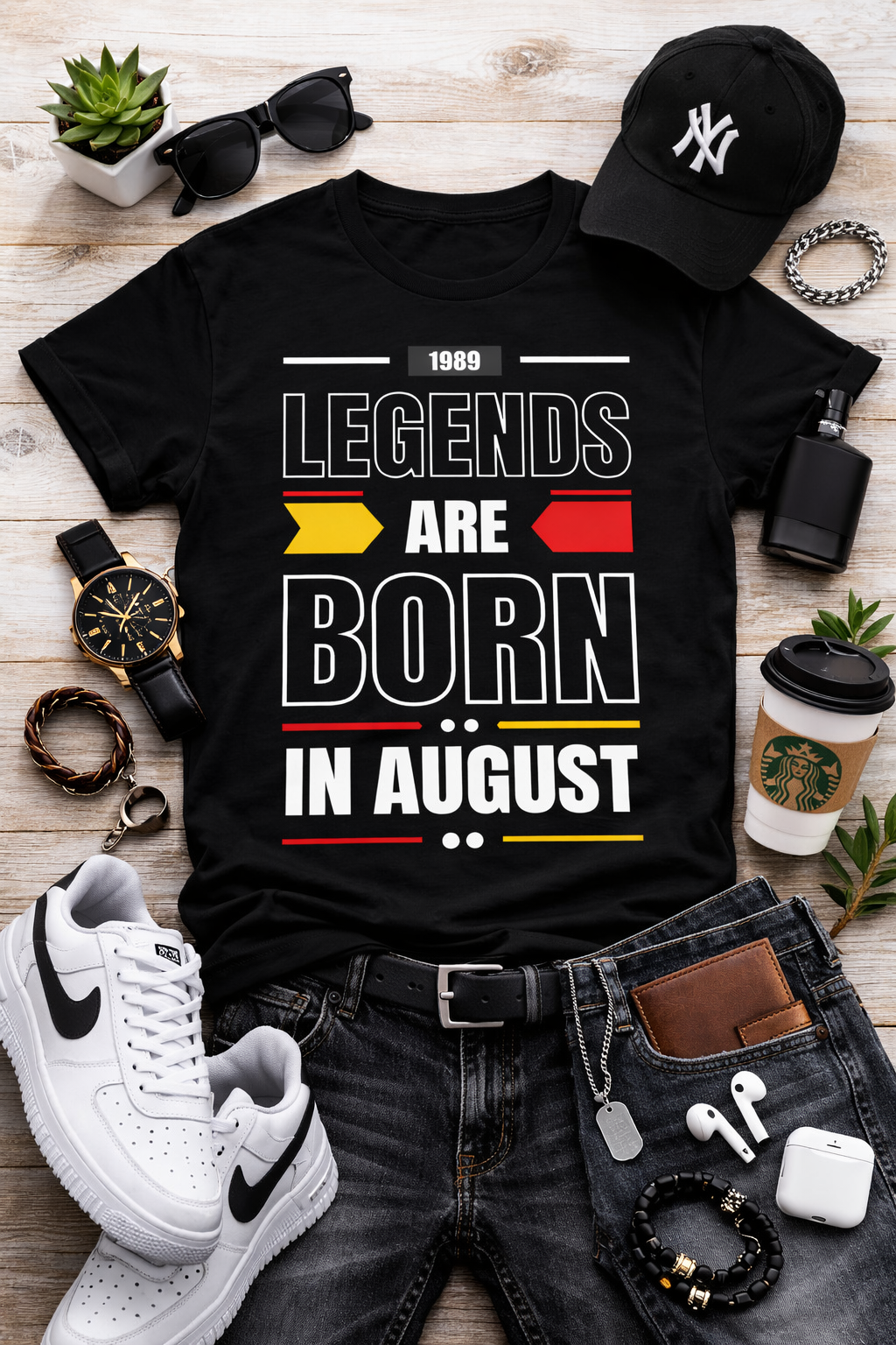 Legends Born in August Graphic Tee