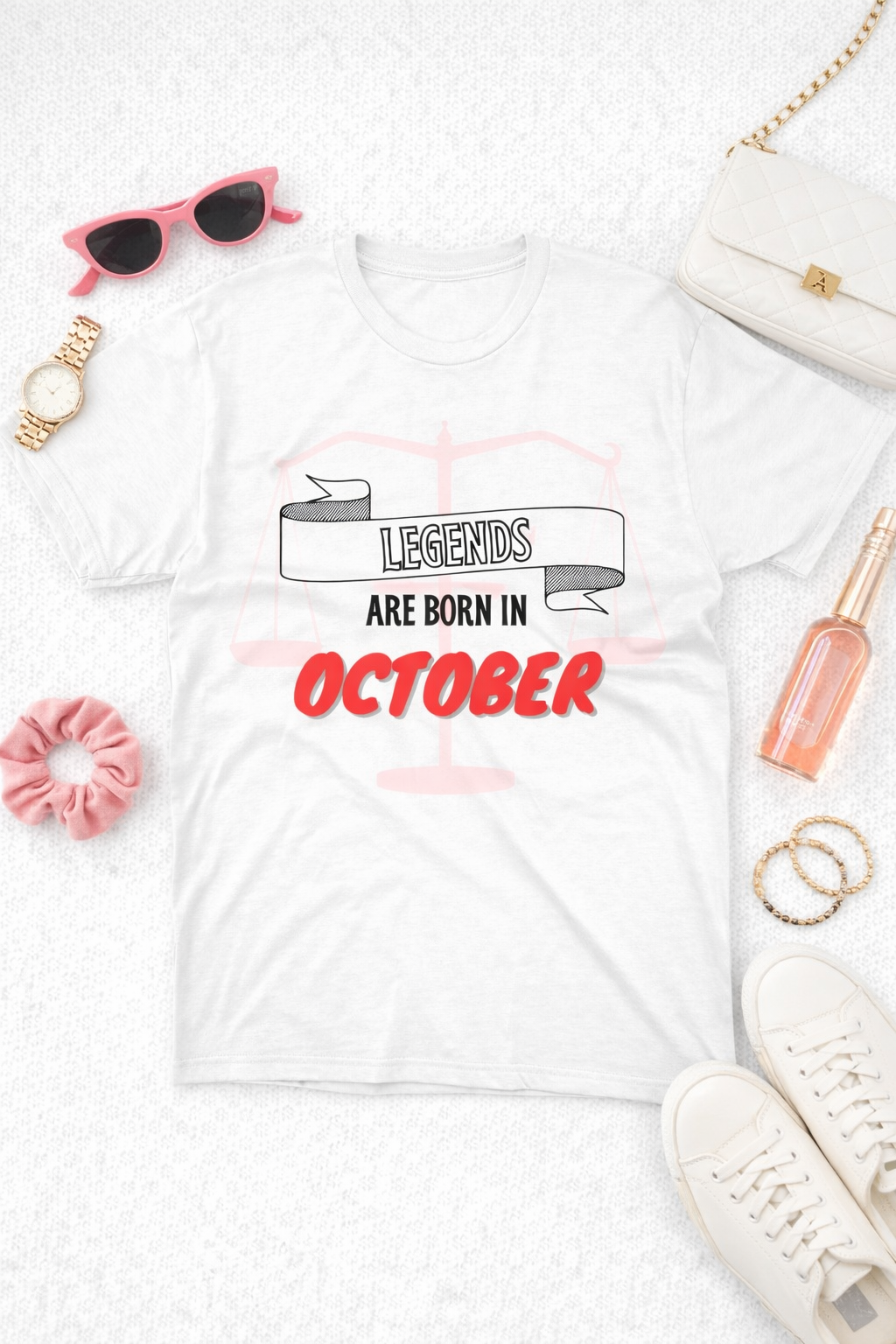 Legends Are Born in October Graphic Tee