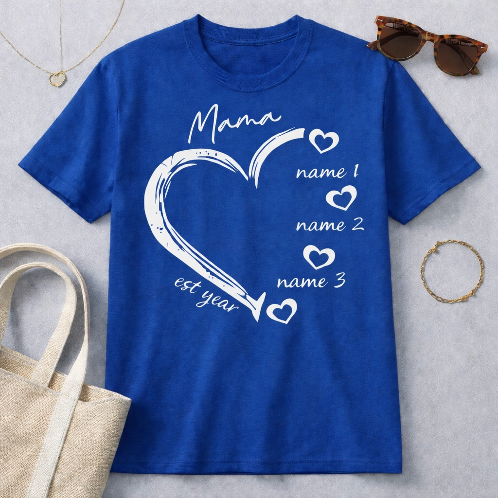 Heart of Mama Custom Tee