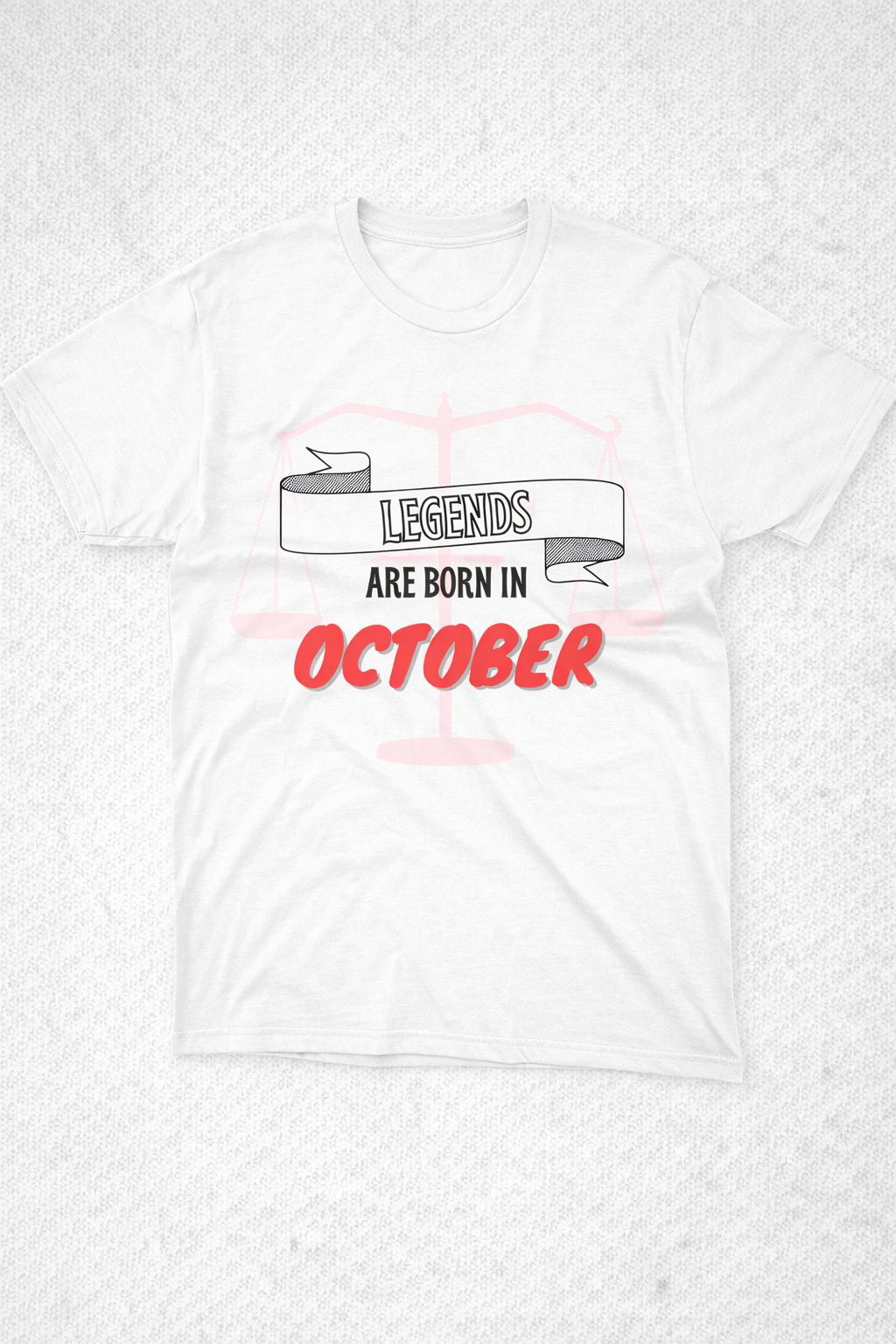 Legends Are Born in October Graphic Tee