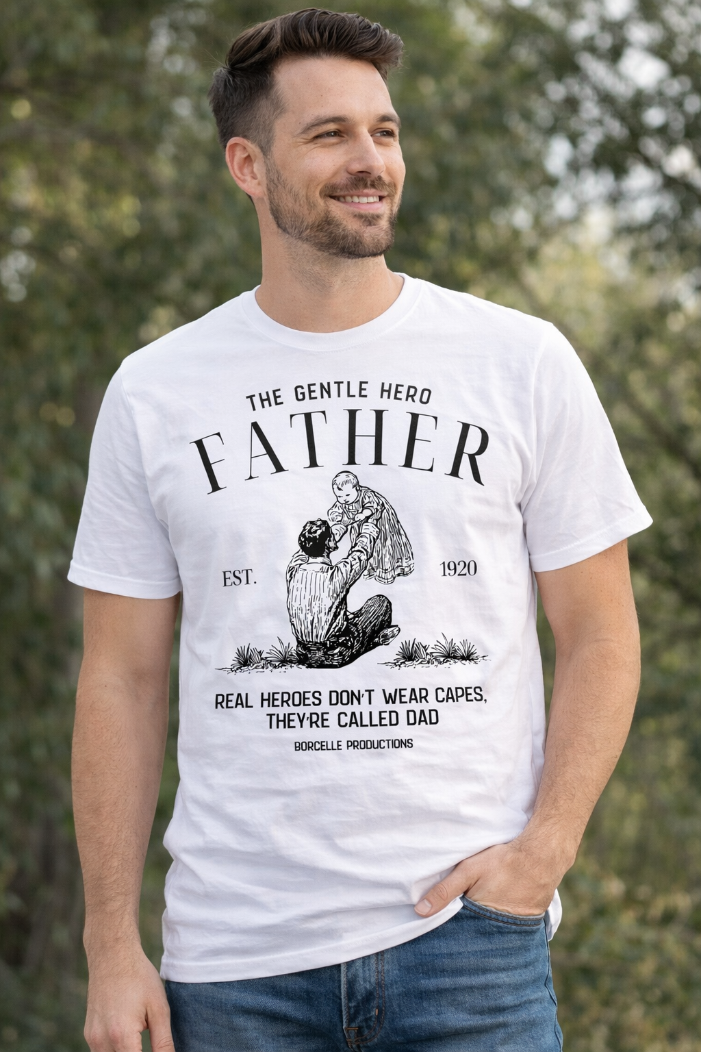 Gentle Hero Dad Tee