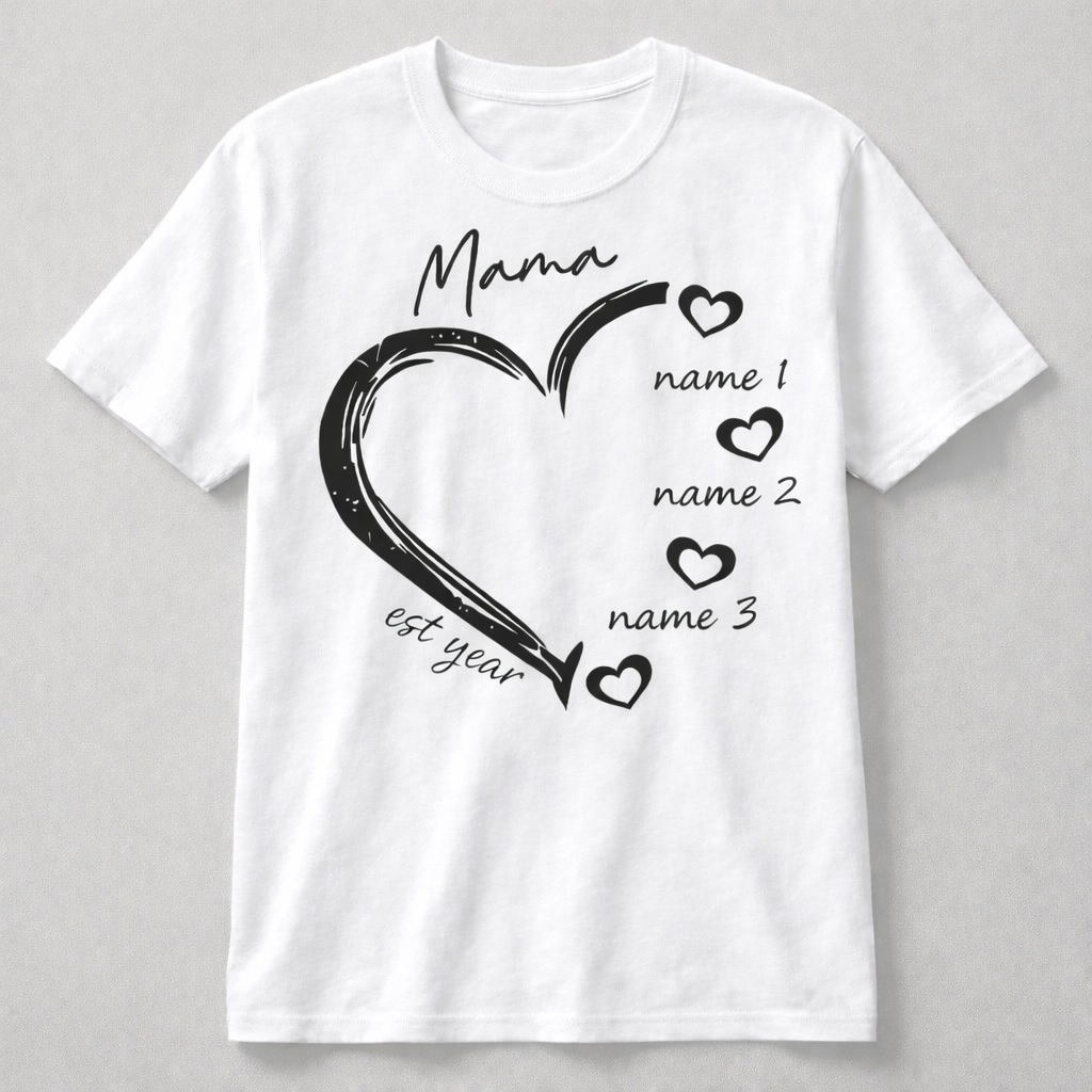 Heart of Mama Custom Tee