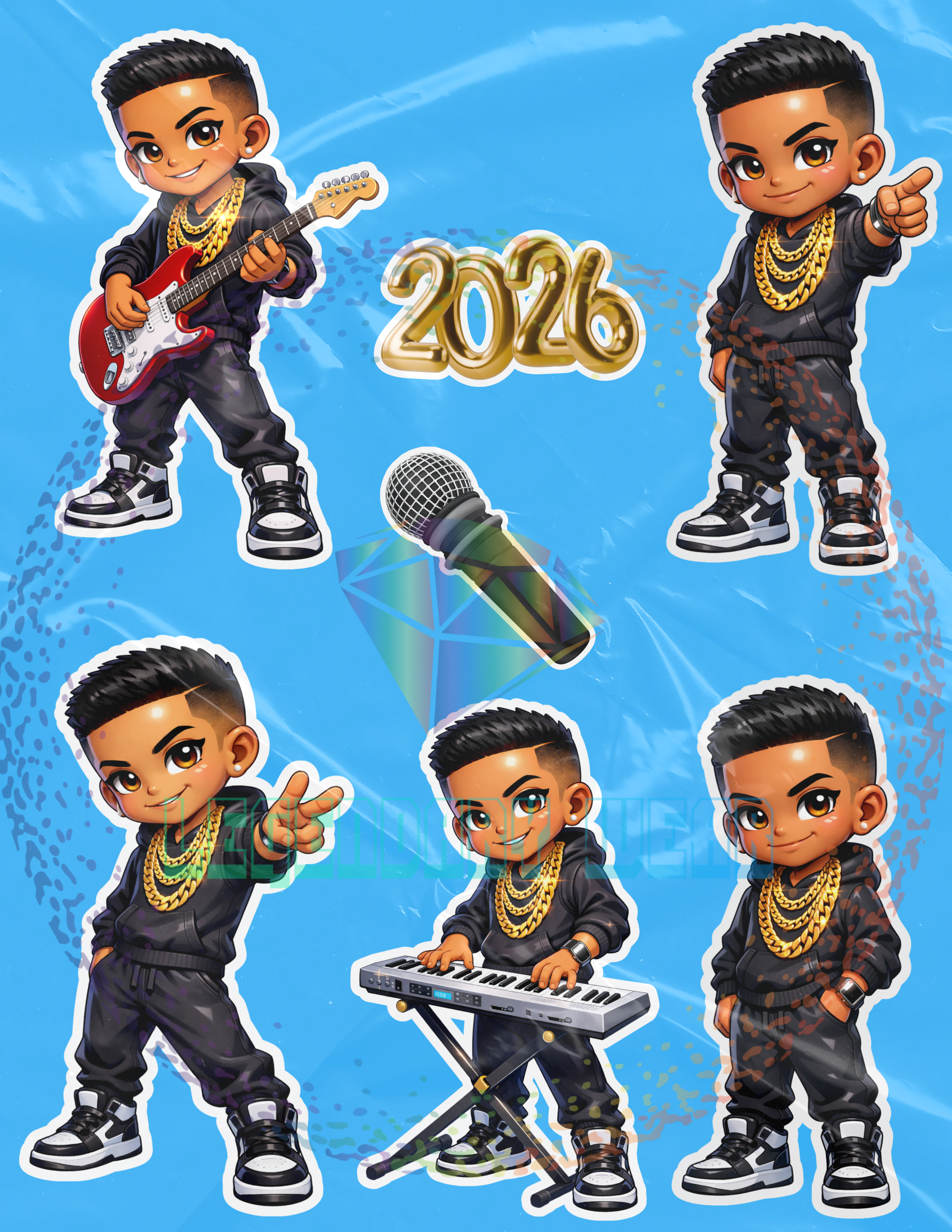 Young Legend Royalty Digital Sticker