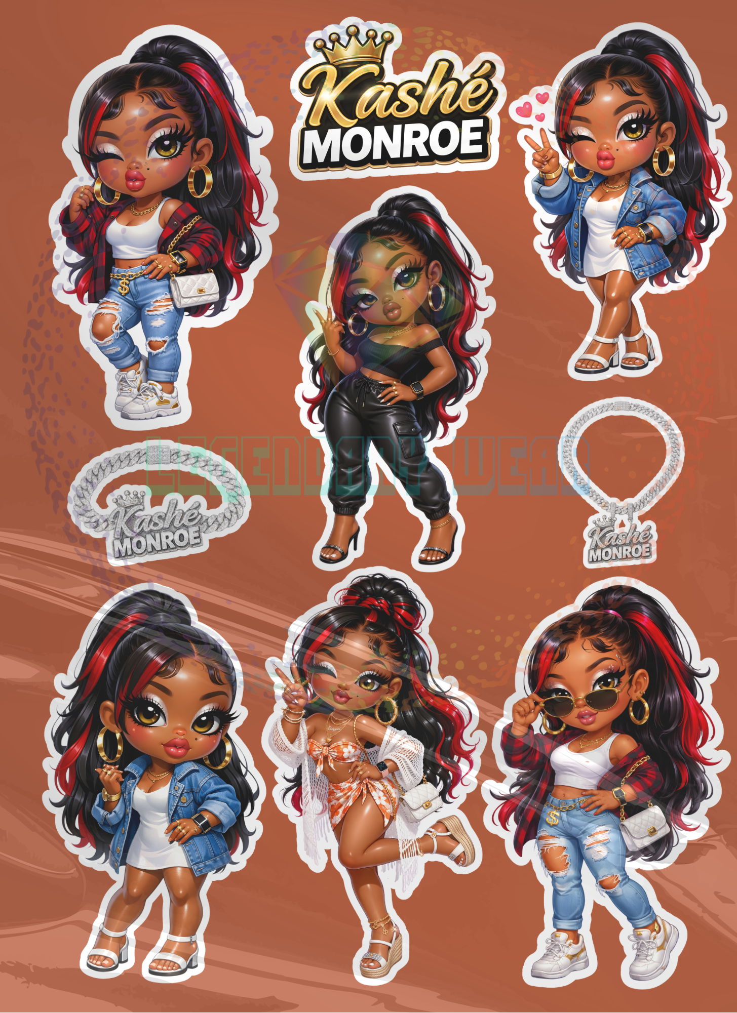 Kashé Monroe Digital Sticker